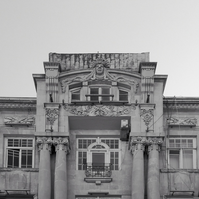 Art-Nouveau Architecture and Mascarons of Baku