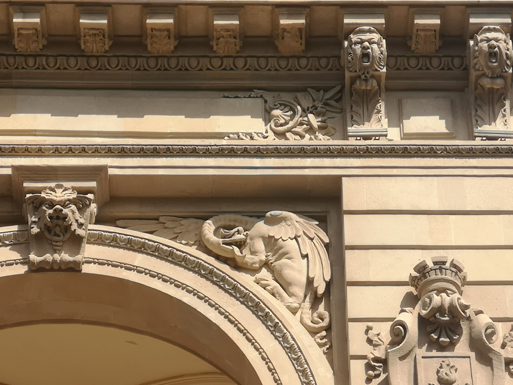 Art-Nouveau Architecture and Mascarons of Baku