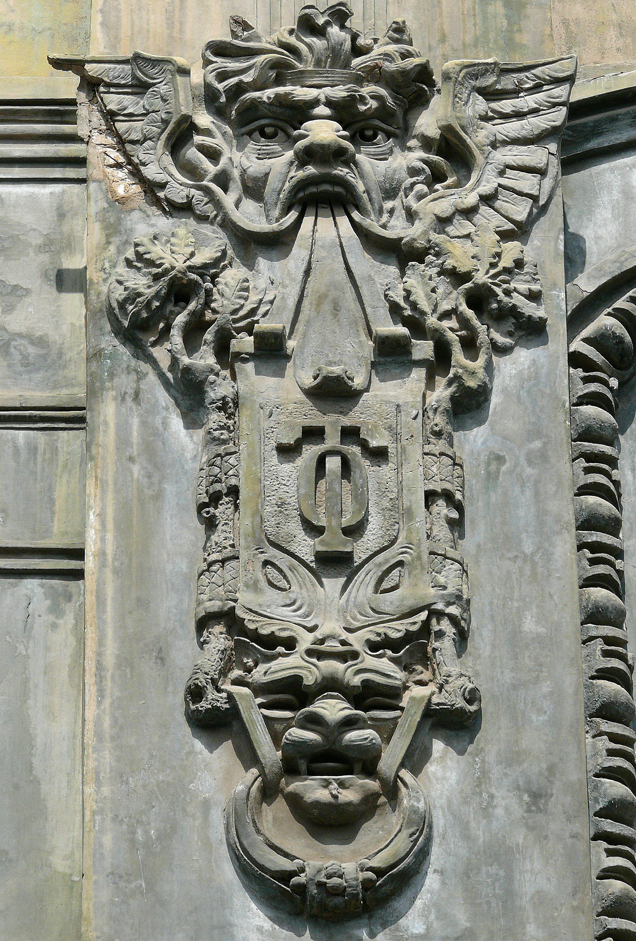 Art-Nouveau Architecture and Mascarons of Baku