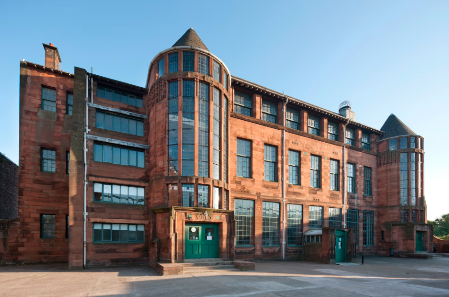Art-Nouveau Architecture in Glasgow, Scotland