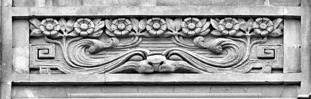 Bakıda art-nuvo memarlığı, pəncərə dekorasiyası