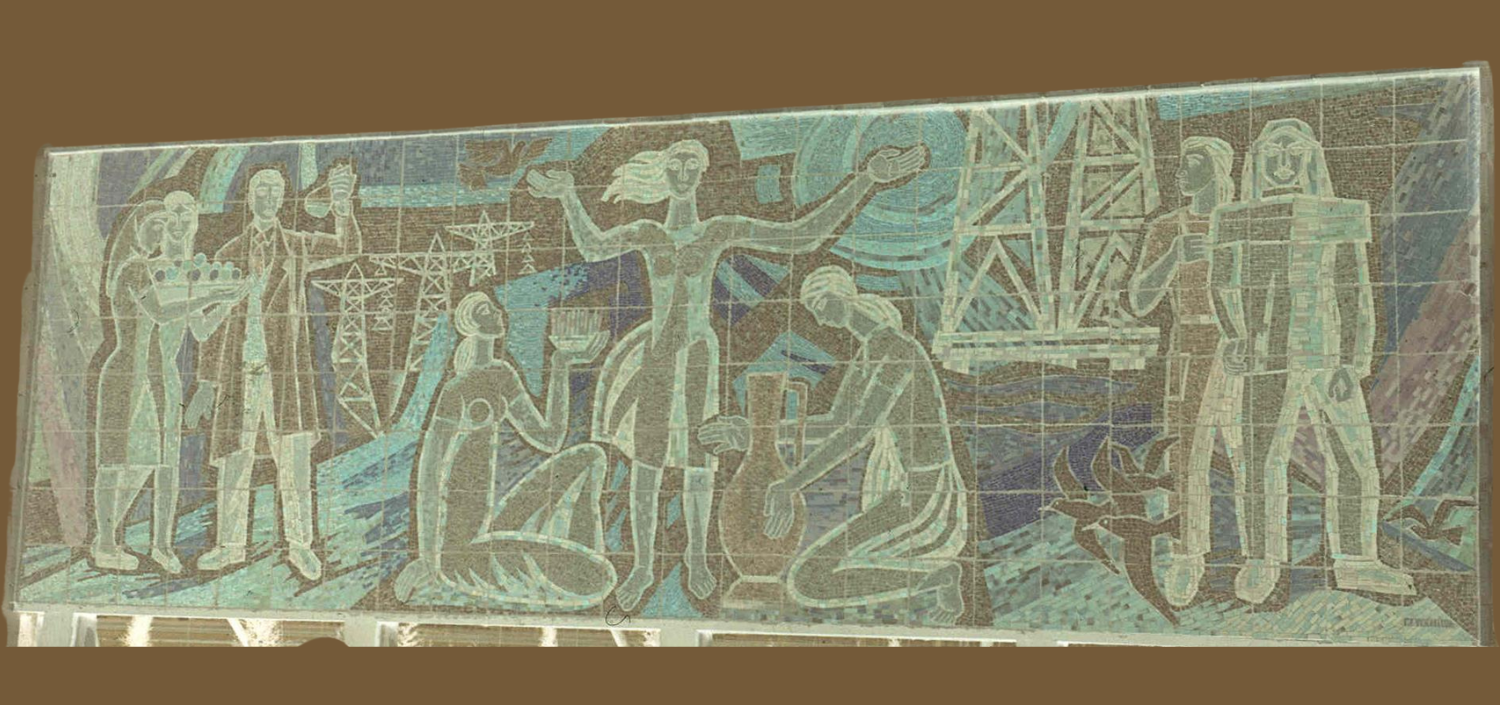 Hüseyn Əli Hüseynovun monumental incəsənət əsərinin eskizi. Mənbə: Facebook/Hüseyn Əli Gülbala oğlu Hüseynov 