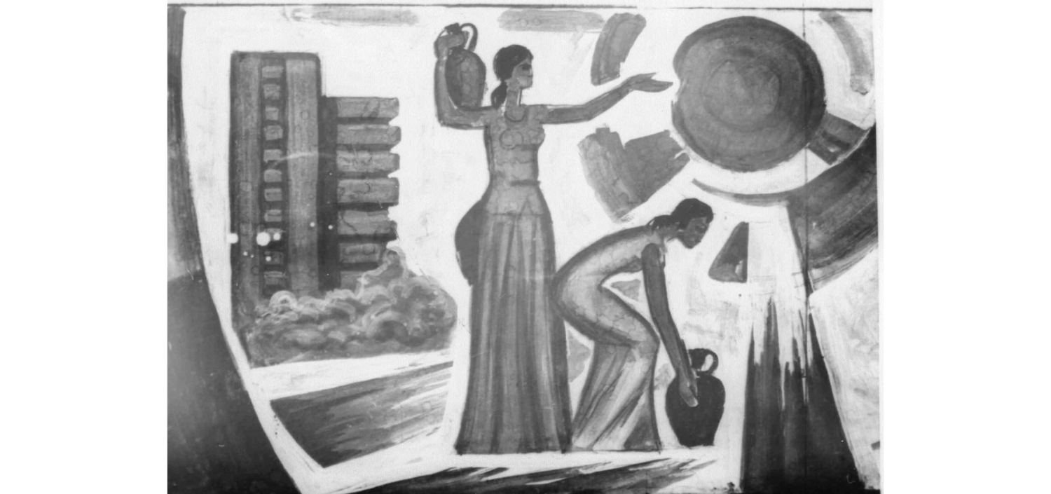 Hüseyn Əli Hüseynovun monumental incəsənət əsərinin eskizi. Mənbə: Facebook/Hüseyn Əli Gülbala oğlu Hüseynov 