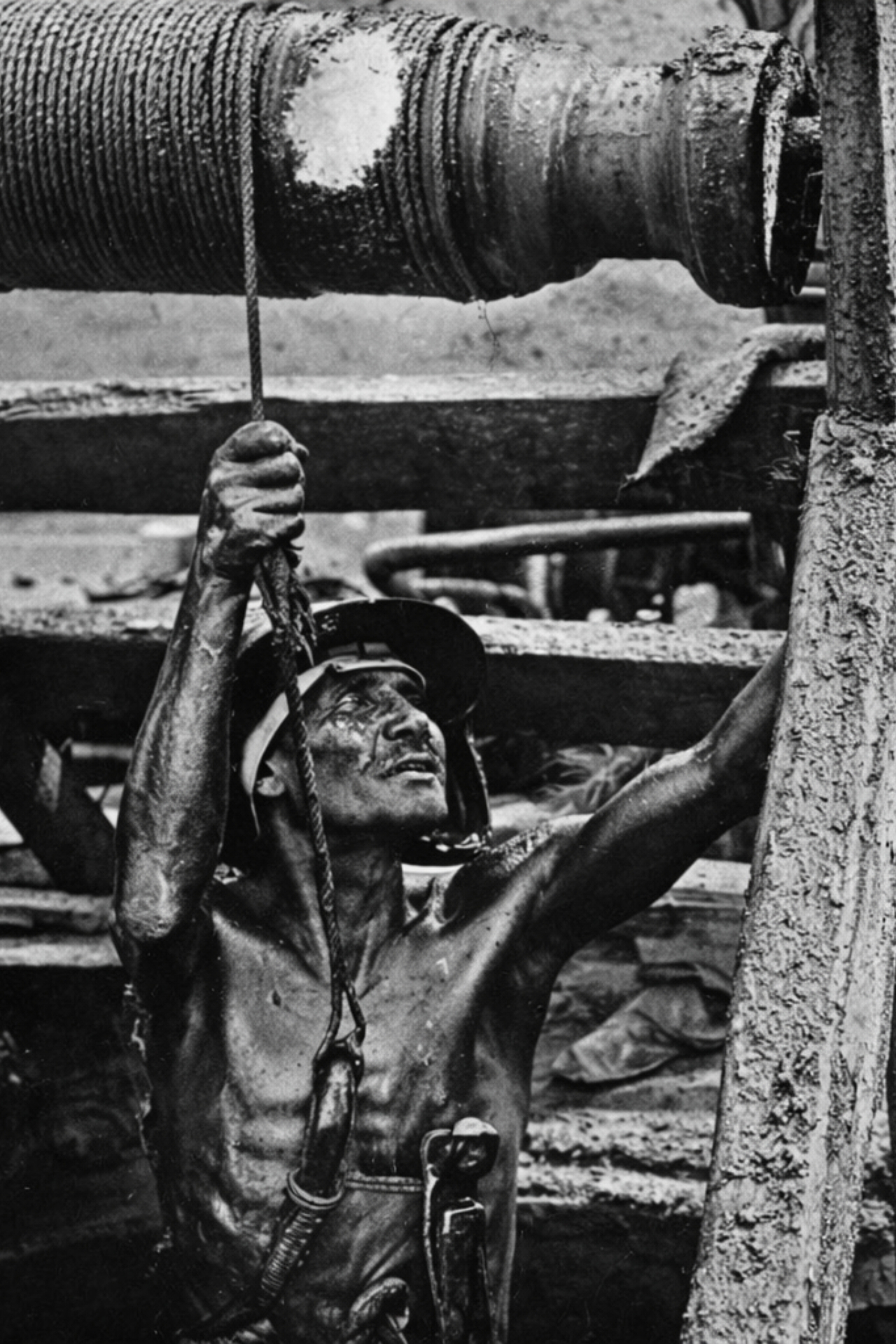 XIX century Oilmen in Baku Oil Fields